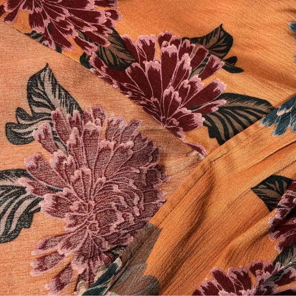 ILLA ILLA Asymmetrical Dress in Orange and Purple - Picture 4 of 4